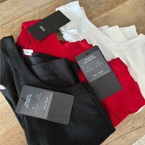 Lot Fabletics Women's 3-Piece Tank Top Bundle